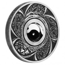 Yin Yang 2016 1oz Silver Antiqued Coin