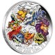 Dragon and His Nine Sons 2015 5oz Silver Proof Coloured Coin