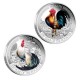 Wealth and Wisdom 2017 rooster Two-Coin Set