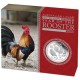 Lunar S II 2017  Rooster 1 oz  Silver Proof Coin