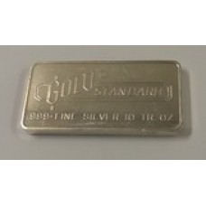 10 oz silver bar - Engelhard - Gold Standard