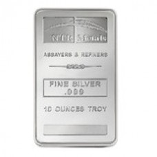 10 oz silver bar - NTR .999 minted