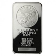 1 oz silver bar - Sunshine Mint .999