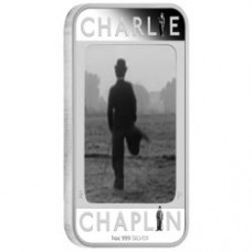 CHARLIE CHAPLIN – 100 YEARS OF LAUGHTER 2014 1OZ SILVER PROOF LENTICULAR COIN 