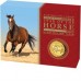 AUSTRALIAN LUNAR SERIES II 2014 YEAR OF THE HORSE 1OZ GOLD PROOF HIGH RELIEF COIN 