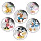 DISNEY MICKEY & FRIENDS 2014 1OZ SILVER PROOF SIX-COIN PACK 