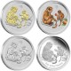 AUSTRALIAN LUNAR SILVER COIN SERIES II 2016 YEAR OF THE MONKEY 1OZ SILVER TYPESET COLLECTION 