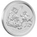 AUSTRALIAN LUNAR SILVER COIN SERIES II 2016 YEAR OF THE MONKEY 1OZ SILVER TYPESET COLLECTION 
