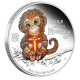 BABY MONKEY 2016 1/2OZ SILVER PROOF COIN 