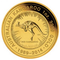 2014 Australian Kangaroo Tribute 1oz 99.99% Gold Bullion Coin