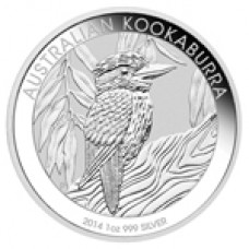 2014 Australian Kookaburra 1oz Silver Bullion Coin